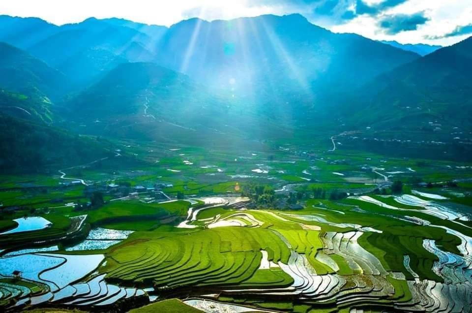 Hoa Son Tra Hotel Mu Cang Chai Eksteriør bilde