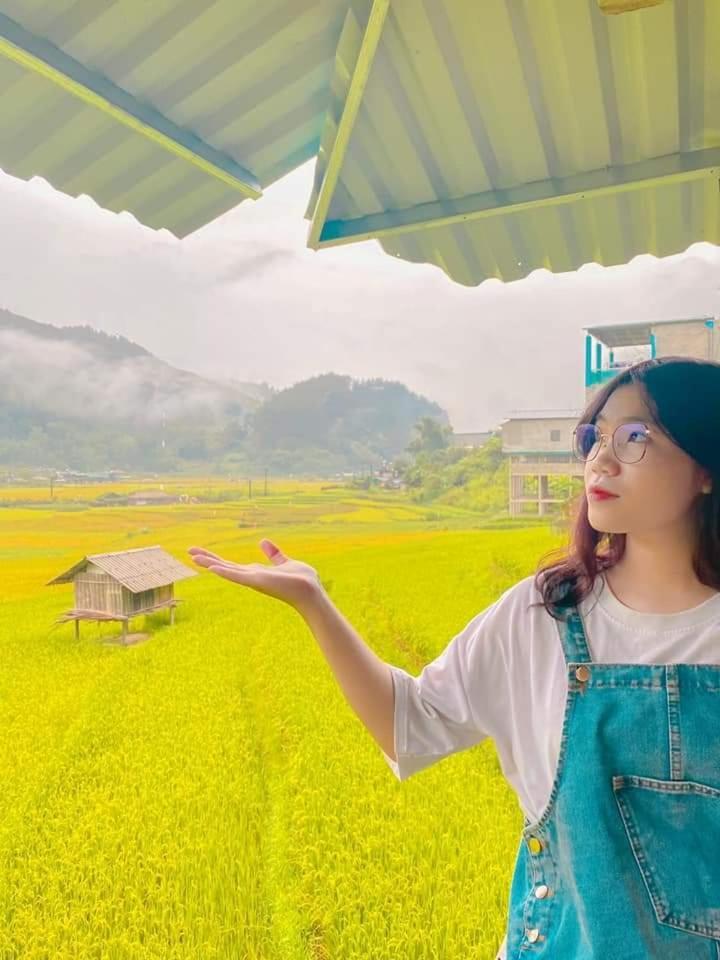 Hoa Son Tra Hotel Mu Cang Chai Eksteriør bilde