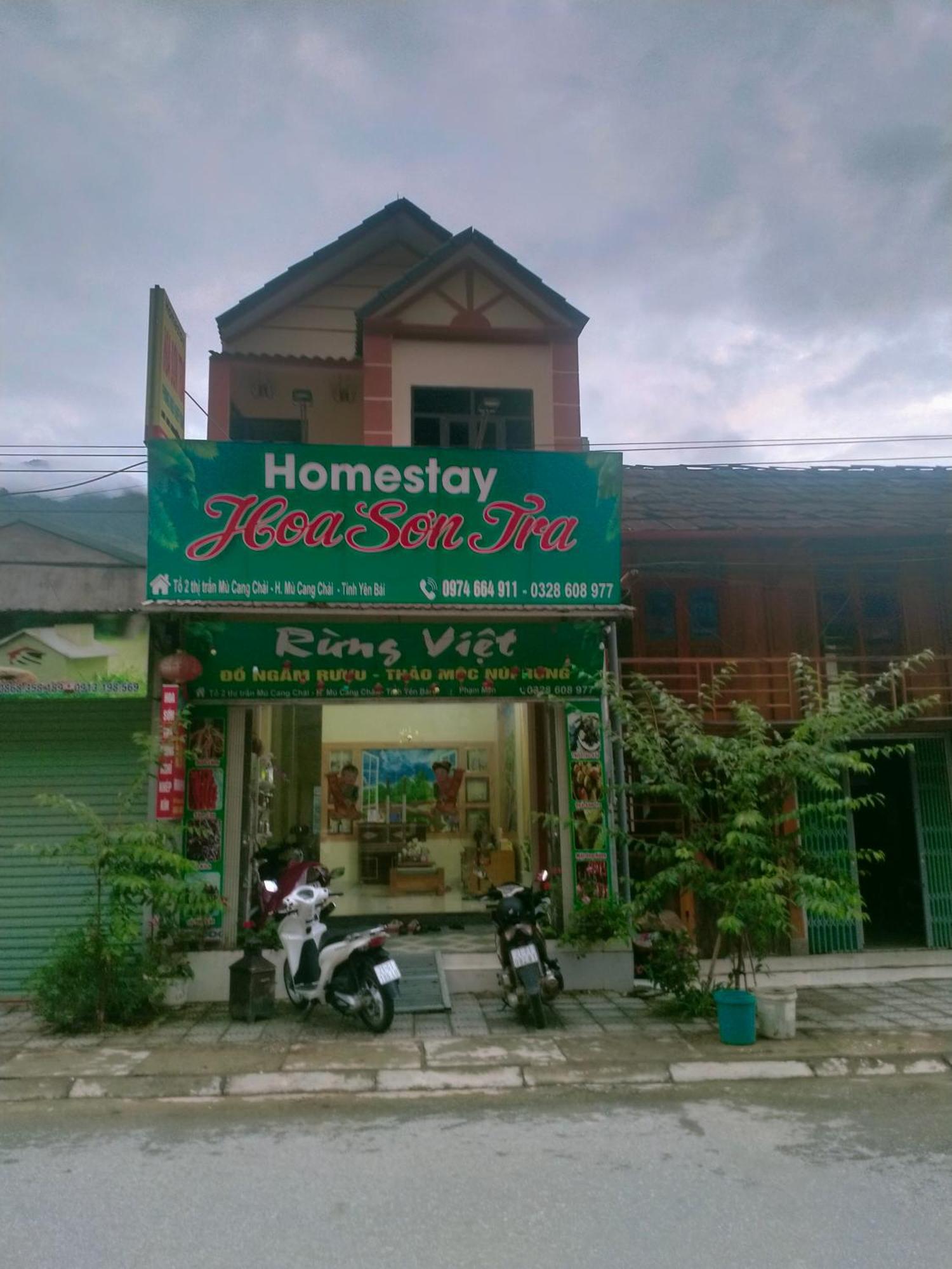 Hoa Son Tra Hotel Mu Cang Chai Eksteriør bilde